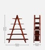Kassel Accent Bookshelf Showcases Display Unit In Honey Finish
