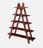 Kassel Accent Bookshelf Showcases Display Unit In Honey Finish