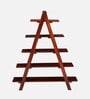 Kassel Accent Bookshelf Showcases Display Unit In Honey Finish