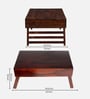 Kassel Coffee Table In Dark Walnut Finish