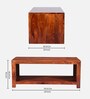 Kassel Coffee Table In Honey Oak Finish