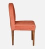 Kastav Acacia Wood Dining Chair In Peach Colour ( Set of 2 )