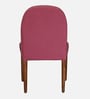Kastav Acacia Wood Dining Chair In Rose Pink Colour ( Set of 2 )