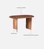 Kastela Acacia Wood 4 Seater Dining Set In Natural Finish