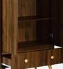 Kasumi 2 Door Wardrobe in Columbia Walnut Finish
