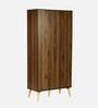 Kasumi 2 Door Wardrobe in Columbia Walnut Finish