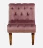 Birkhill Fabric Slipper Chair In Provincial Teak Finish