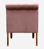 Birkhill Fabric Slipper Chair In Provincial Teak Finish