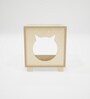 Katt Ear Cat House in Natural Finish