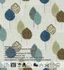 Kaveri 1 Seater Sofa In Natual & Blue Colour