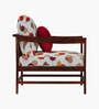 Kaveri 1 Seater Sofa In Natual & Orange Colour