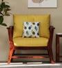 Kaveri 1 Seater Sofa In Natual & Yellow Colour
