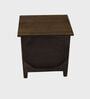 Kavya Bedside Table In Black Finish