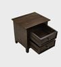 Kavya Bedside Table In Black Finish