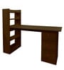 Hutch Desk in Brown Finish