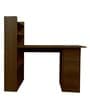 Hutch Desk in Brown Finish