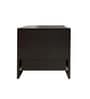 Nocturne Bedside Table in Wenge Black Finish