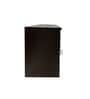 Nocturne Bedside Table in Wenge Black Finish