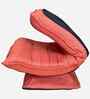 Nirvana Moon Fabric Swivel Chair With 360 Degree Rotation In Red Colour
