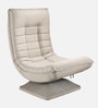  Nirvana Moon Fabric Swivel Chair With 360 Degree Rotation In Beige Colour