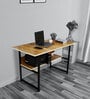 Study Table with open Storage in Light Brown Colour