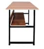 Study Table with open Storage in Light Brown Colour
