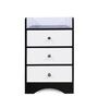 Yooker Bedside Table in Black Colour