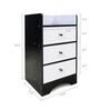 Yooker Bedside Table in Black Colour