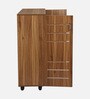 Kawaguchi 15-Pairs Shoe Cabinet In Lyon Walnut Finish