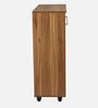 Kawaguchi 15-Pairs Shoe Cabinet In Lyon Walnut Finish