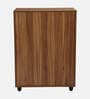 Kawaguchi 15-Pairs Shoe Cabinet In Lyon Walnut Finish