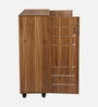 Kawaguchi 15-Pairs Shoe Cabinet In Lyon Walnut Finish
