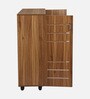 Kawaguchi 15-Pairs Shoe Cabinet In Lyon Walnut Finish