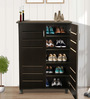 Kawaguchi 15-Pairs Shoe Cabinet In Wenge Finish