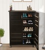Kawaguchi 15-Pairs Shoe Cabinet In Wenge Finish