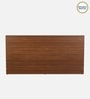 Kawasaki King size Bed in Planked Walnut Finish with Upholstered Headboard