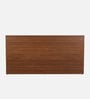 Kawasaki Queen size Bed in Planked Walnut Finish with Upholstered Headboard