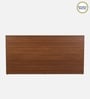 Kawasaki Queen size Bed in Planked Walnut Finish with Upholstered Headboard