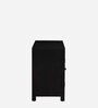 Kawung Solid Wood Sideboard In Scratch Resistant Ebony Finish
