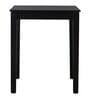 Kawung Solid Wood Bar Table Set in Scratch Resistant Ebony Finish With 2 Chairs