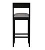 Kawung Solid Wood Bar Table Set in Scratch Resistant Ebony Finish With 2 Chairs