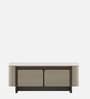 Kaya Ceramic Top Center Table In Taupe Finish