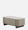 Kaya Ceramic Top Center Table In Taupe Finish