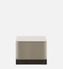 Kaya Ceramic Top Center Table In Taupe Finish