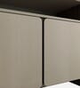 Kaya Ceramic Top Console Unit In Taupe Finish