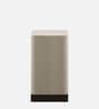 Kaya Ceramic Top Console Unit In Taupe Finish