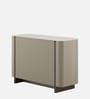 Kaya Ceramic Top Console Unit In Taupe Finish