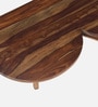 Kaya Sheesham Wood Coffee Table In Provincial Teak Finish