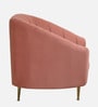 Kaylee Velvet 1 Seater Sofa In Blush Pink Colour