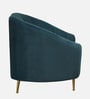 Kaylee Velvet 1 Seater Sofa In Teal Blue Colour